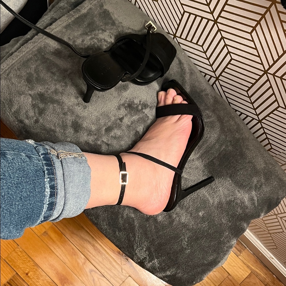 ASOS Black Strappy Heels